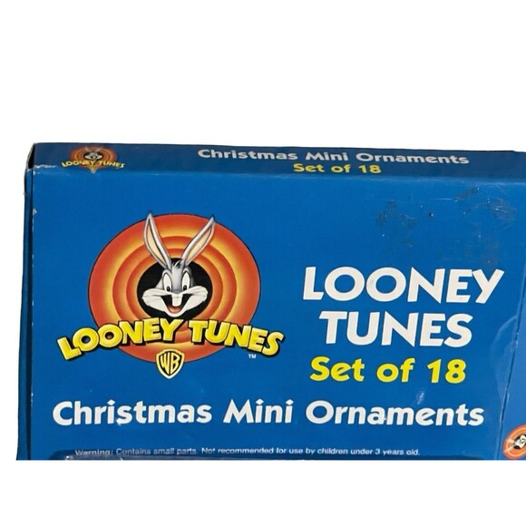 LOONEY TUNES BUGS BUNNY  TAZ TWEETY SET/18 MINI  ORNAMENTS WARNER BROTHERS - Picture 9 of 9